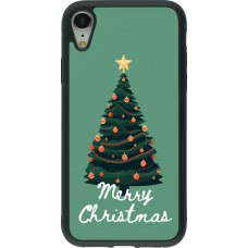 Coque iPhone XR - Silicone rigide noir Christmas 25 Xmas Tree