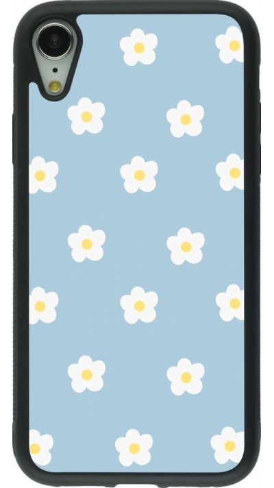 Coque iPhone XR - Silicone rigide noir Easter 2024 daisy flower