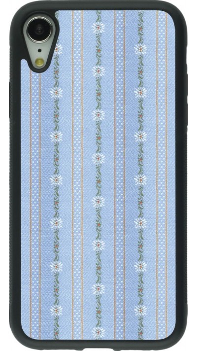 Coque iPhone XR - Silicone rigide noir Edel- Weiss