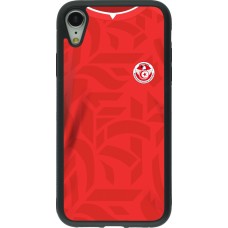 iPhone XR Case Hülle - Silikon schwarz Tunesien 2022 personalisierbares Fussballtrikot