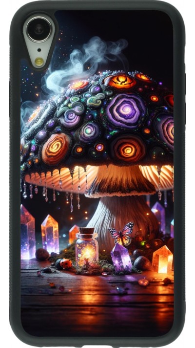 Coque iPhone XR - Silicone rigide noir Halloween Potion Magic