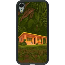 Coque iPhone XR - Silicone rigide noir Benitos house DTMF