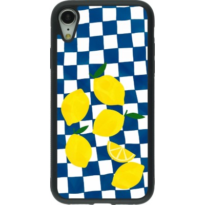 iPhone XR Case Hülle - Silikon schwarz Illustration lemons 2026