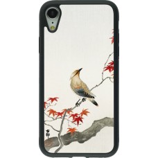 iPhone XR Case Hülle - Silikon schwarz Japanese Bird