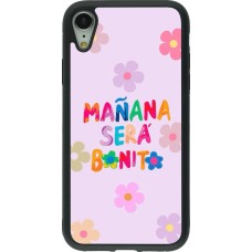 Coque iPhone XR - Silicone rigide noir Karol G Manana sera bonito