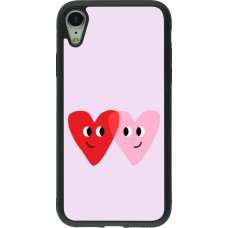 iPhone XR Case Hülle - Silikon schwarz Saint Valentines Day 26 Heart