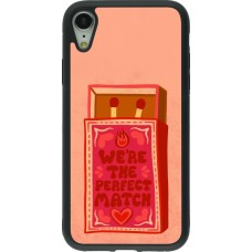 iPhone XR Case Hülle - Silikon schwarz Saint Valentines Day 26 Perfect Match