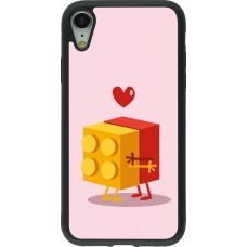 iPhone XR Case Hülle - Silikon schwarz Saint Valentines Day 26 Puzzle
