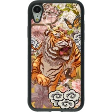 iPhone XR Case Hülle - Silikon schwarz Spring 23 japanese tiger