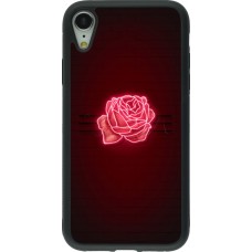 iPhone XR Case Hülle - Silikon schwarz Spring 23 neon rose