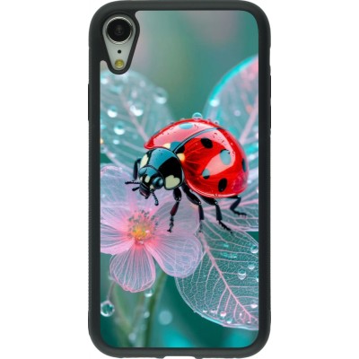 iPhone XR Case Hülle - Silikon schwarz Ladybird in bloom Spring 2026