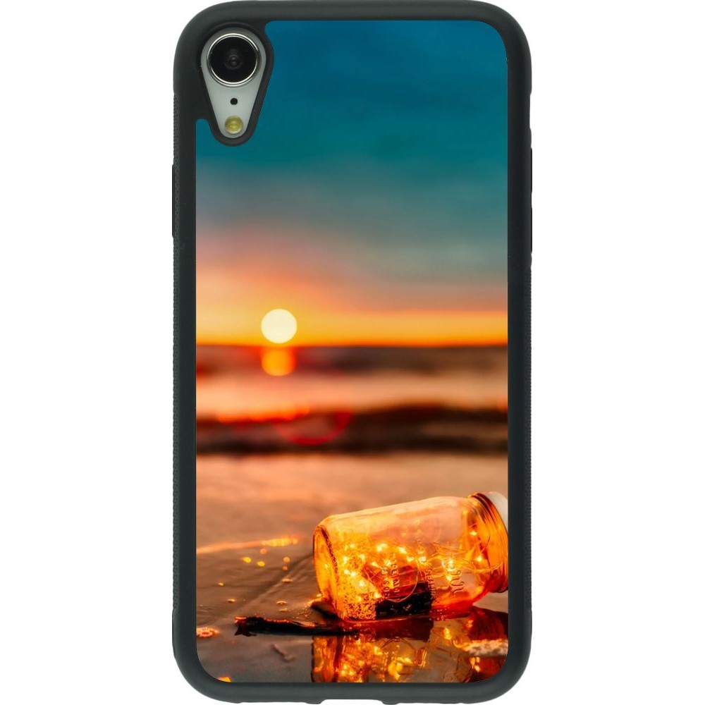 Coque iPhone XR - Silicone rigide noir Summer 2021 16