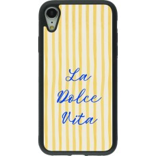 iPhone XR Case Hülle - Silikon schwarz The good life 2026