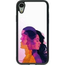 Coque iPhone XR - Silicone rigide noir Womens day 2026 10