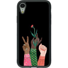 Coque iPhone XR - Silicone rigide noir Womens day 2026 2