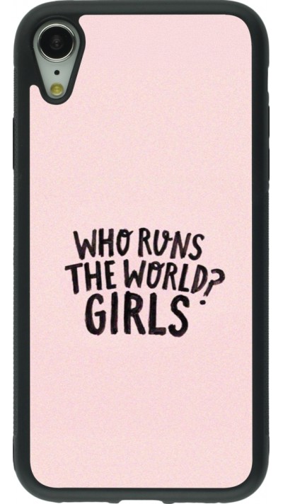 Coque iPhone XR - Silicone rigide noir Womens day 2026 3