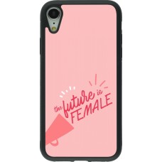 Coque iPhone XR - Silicone rigide noir Womens day 2026 4