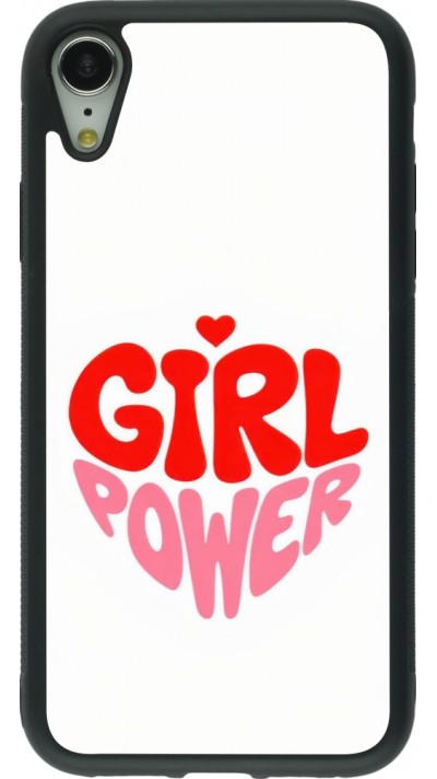 Coque iPhone XR - Silicone rigide noir Womens day 2026 6