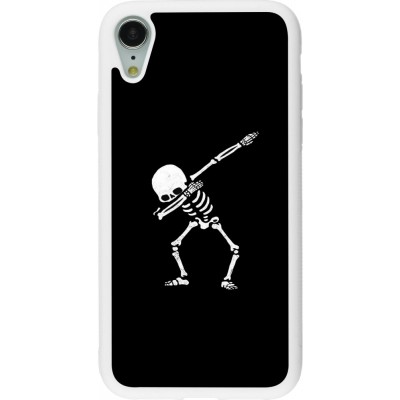 Hülle iPhone XR - Silikon weiss Halloween 19 09