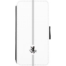 iPhone XR Case Hülle - Wallet schwarz Kanton AR weiss