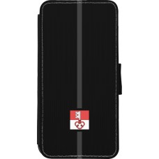 iPhone XR Case Hülle - Wallet schwarz Kanton OW schwarz