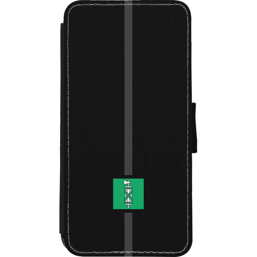 iPhone XR Case Hülle - Wallet schwarz Kanton SG schwarz