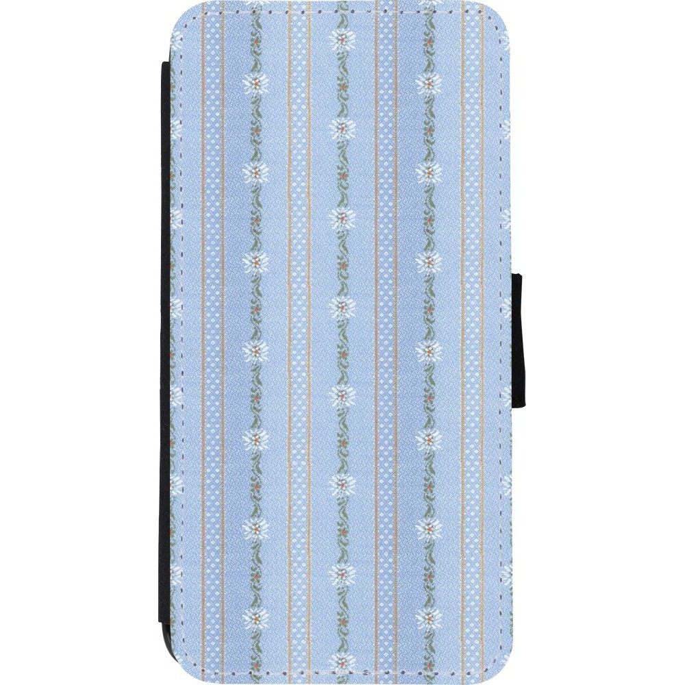 Coque iPhone XR - Wallet noir Edel- Weiss