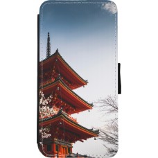 iPhone XR Case Hülle - Wallet schwarz Spring 23 Japan
