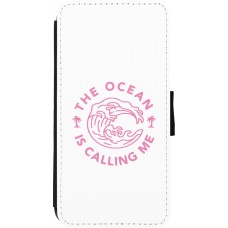 Coque iPhone XR - Wallet noir The Ocean is calling me