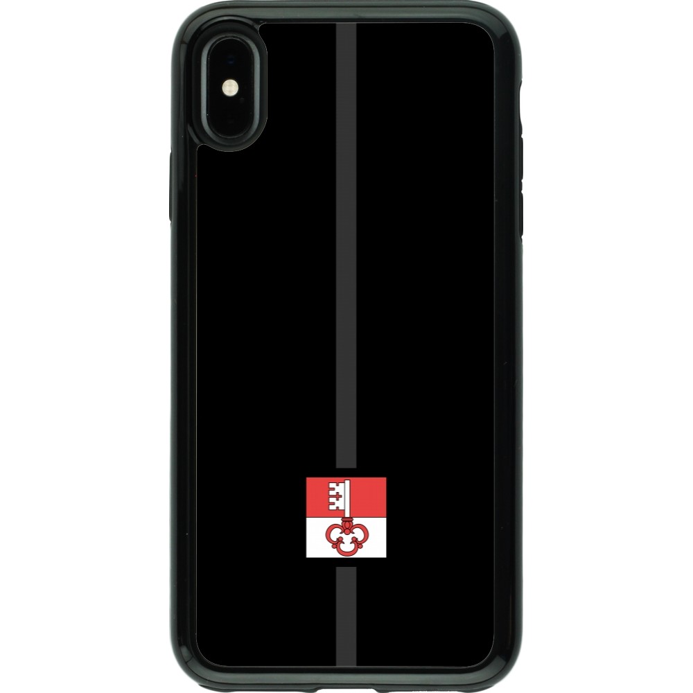 iPhone Xs Max Case Hülle - Hybrid Armor schwarz Kanton OW schwarz