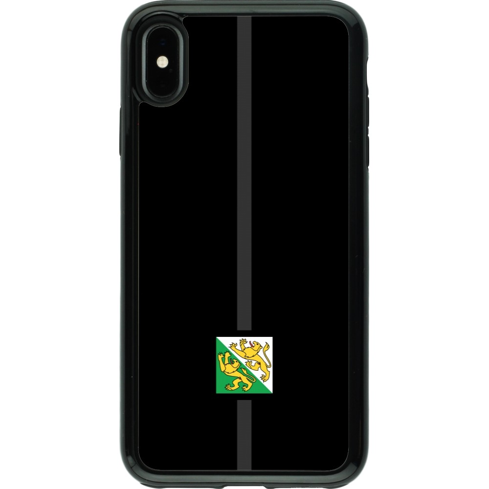 iPhone Xs Max Case Hülle - Hybrid Armor schwarz Kanton TG schwarz