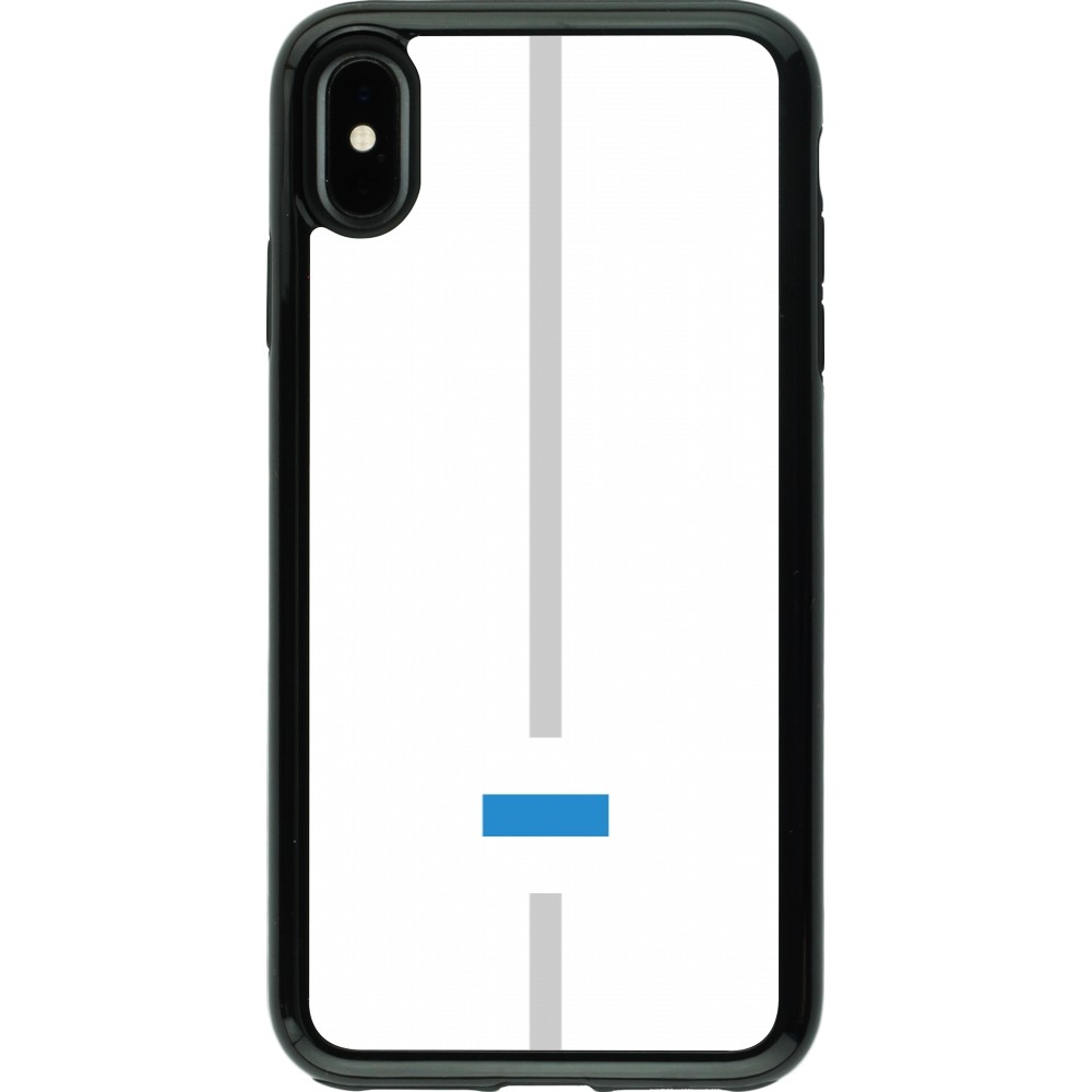 Coque iPhone Xs Max - Hybrid Armor noir Canton ZG blanc