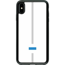 Coque iPhone Xs Max - Hybrid Armor noir Canton ZG blanc