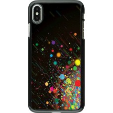 Coque iPhone Xs Max - Abstract bubule lines