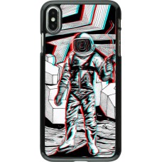 Hülle iPhone Xs Max - Anaglyph Astronaut