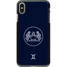 iPhone Xs Max Case Hülle - Astrologie Zwillinge
