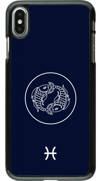 iPhone Xs Max Case Hülle - Astrologie Fische