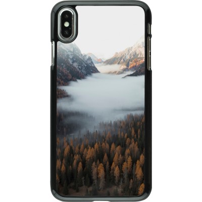 iPhone Xs Max Case Hülle - Autumn 22 forest lanscape