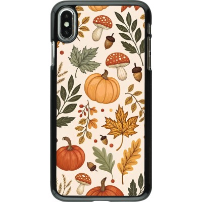iPhone Xs Max Case Hülle - Autumn 25 Autumn pattern