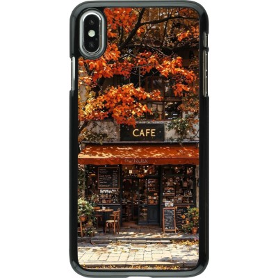 iPhone Xs Max Case Hülle - Autumn 25 Coffee shop
