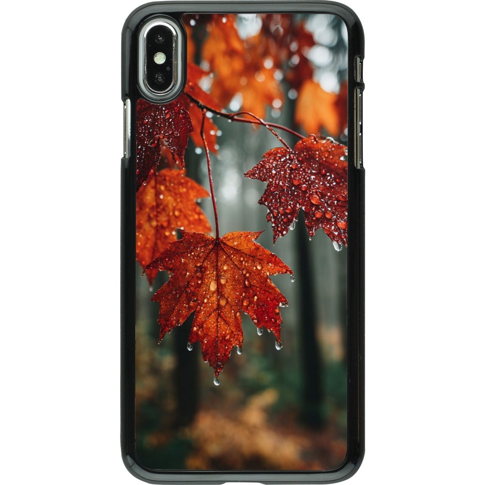 iPhone Xs Max Case Hülle - Autumn 25 Rain