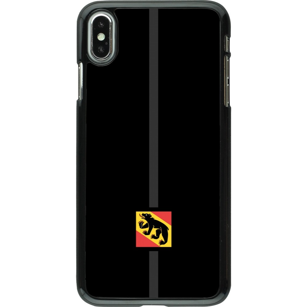 iPhone Xs Max Case Hülle - Kanton BE schwarz