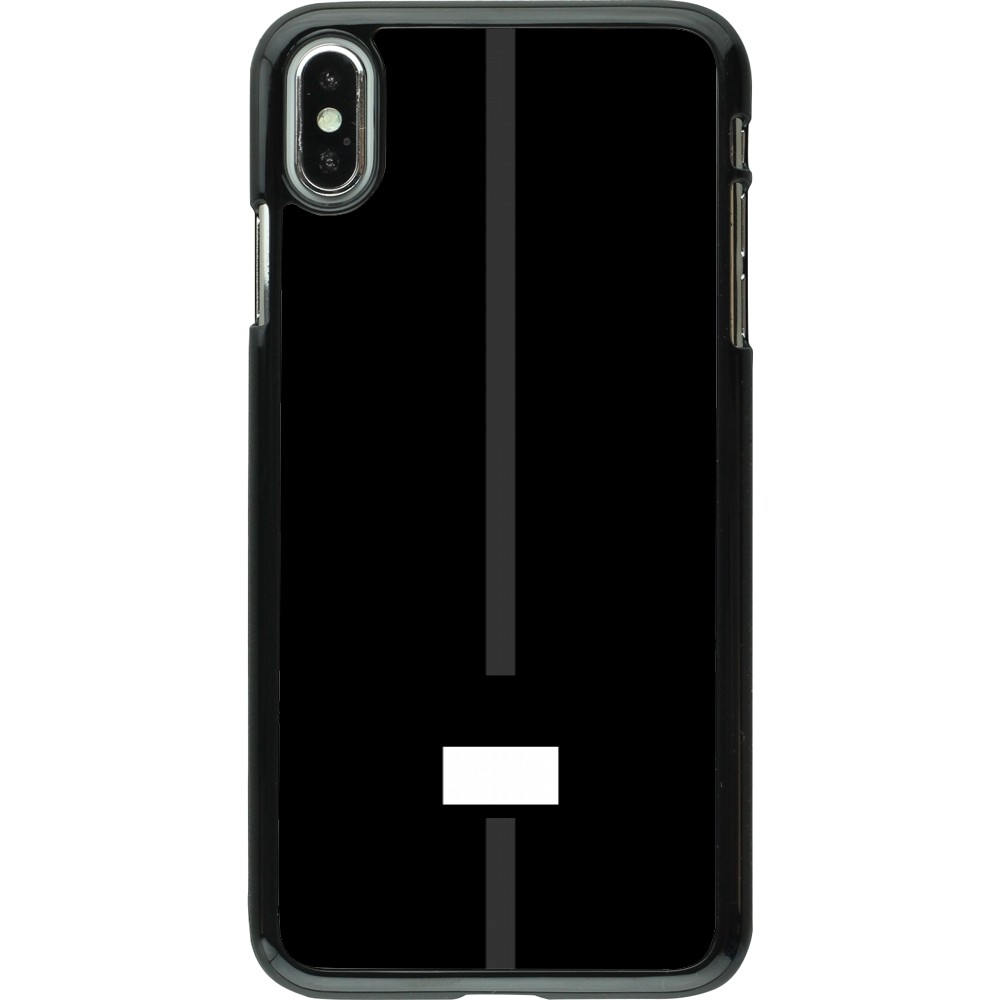 iPhone Xs Max Case Hülle - Kanton FR schwarz