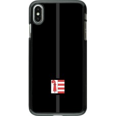 iPhone Xs Max Case Hülle - Kanton JU schwarz