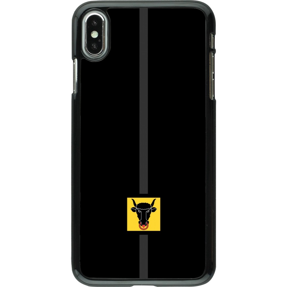 iPhone Xs Max Case Hülle - Kanton UR schwarz