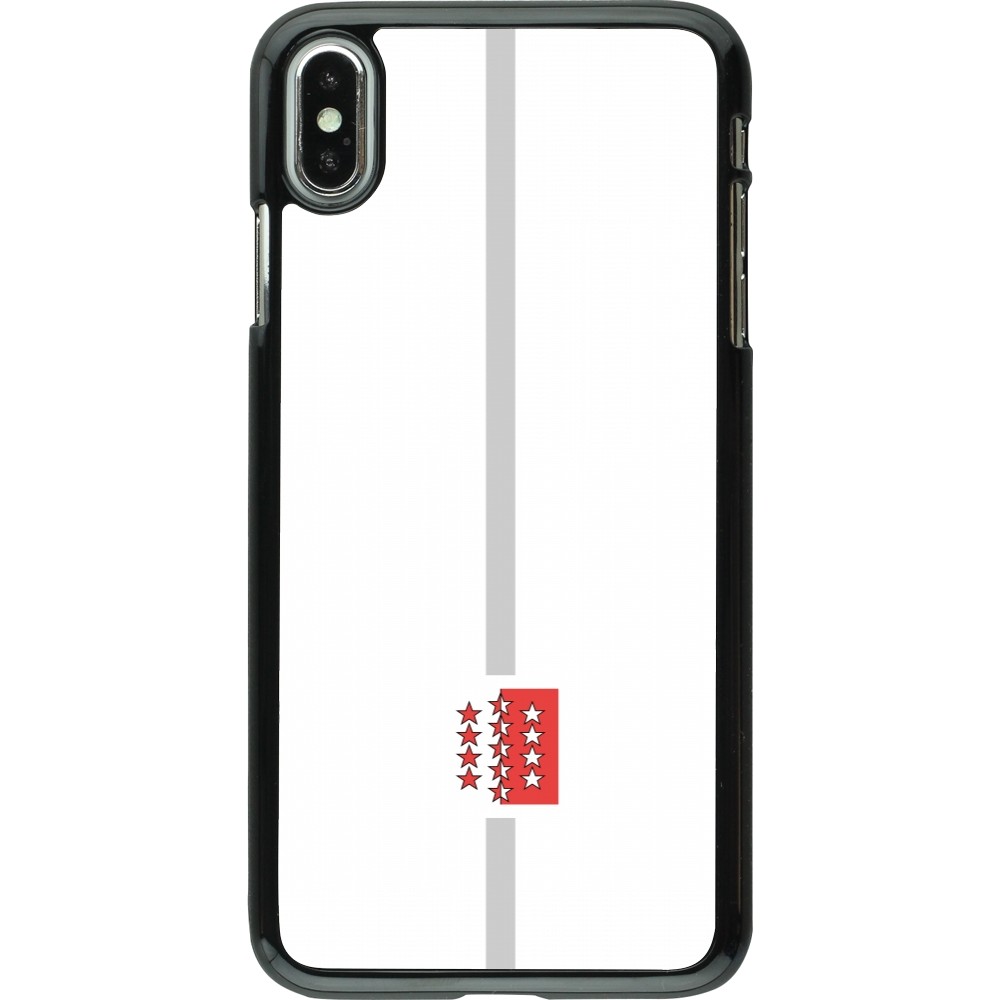 iPhone Xs Max Case Hülle - Kanton VS weiss