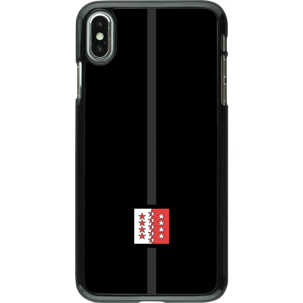 iPhone Xs Max Case Hülle - Kanton VS schwarz
