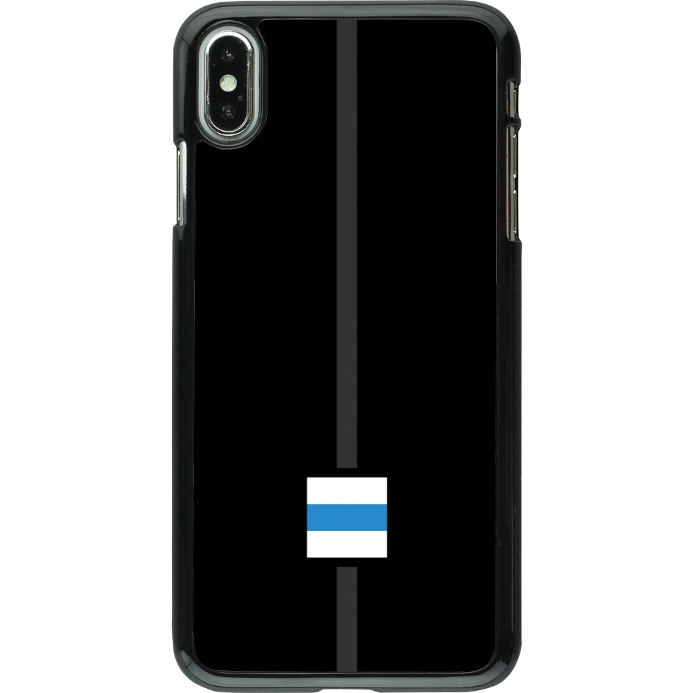 iPhone Xs Max Case Hülle - Kanton ZG schwarz