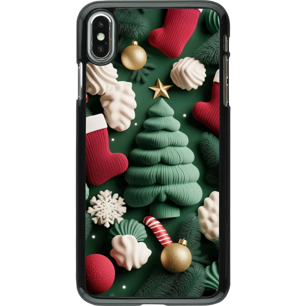 Coque iPhone Xs Max - Christmas 25 Christmas textiles
