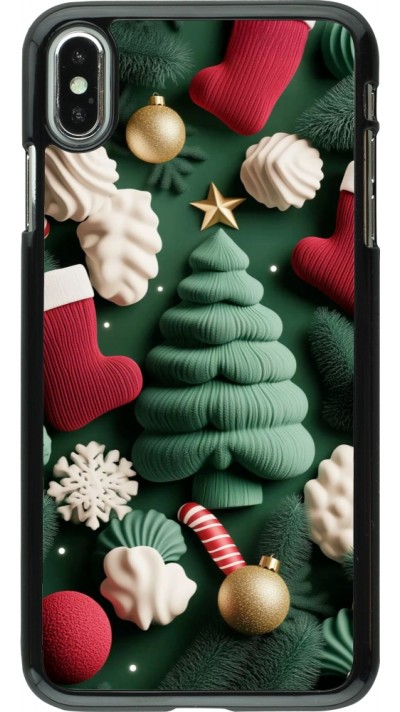 Coque iPhone Xs Max - Christmas 25 Christmas textiles